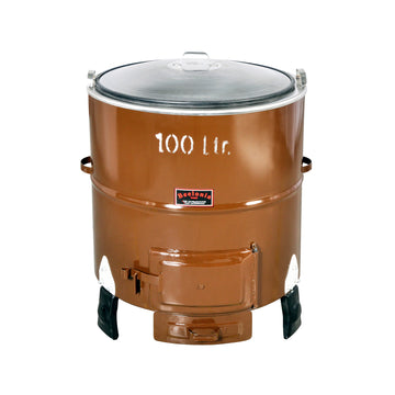 Beelonia Stahlblech Kesselofen 100-250l, Ein-und zweiteilig